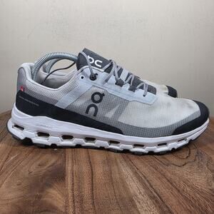 On Cloud Cloudvista Glacier Black Womens White Size 10 Running Shoes 64.99058